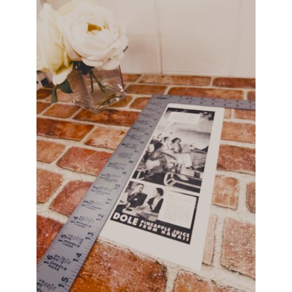 1940 Dole Pineapple Juice From Hawaii - Vtg Monochrome Print Ad - Picture 7 of 10